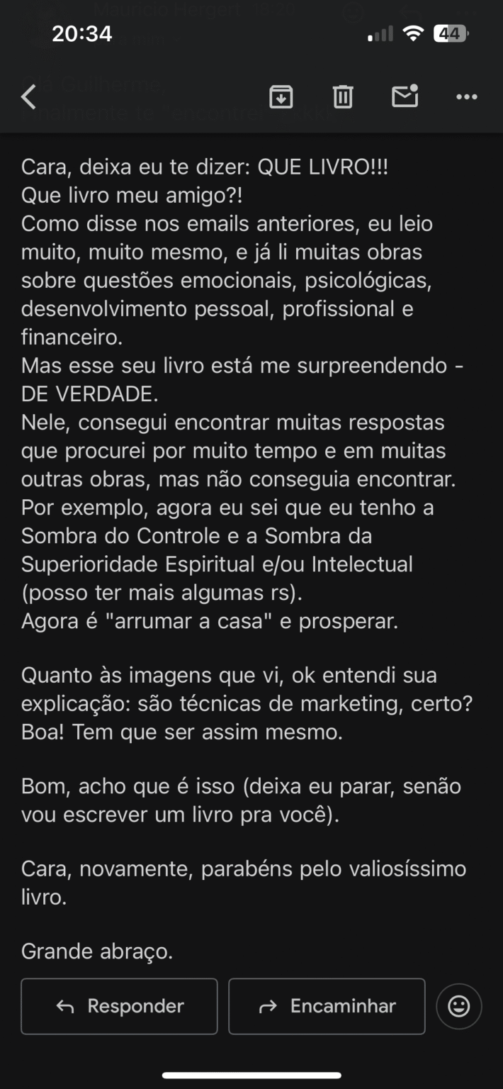 Avaliação positiva livro neurociência da riqueza